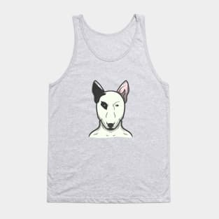 Cute Bull Terrier Dog Tank Top